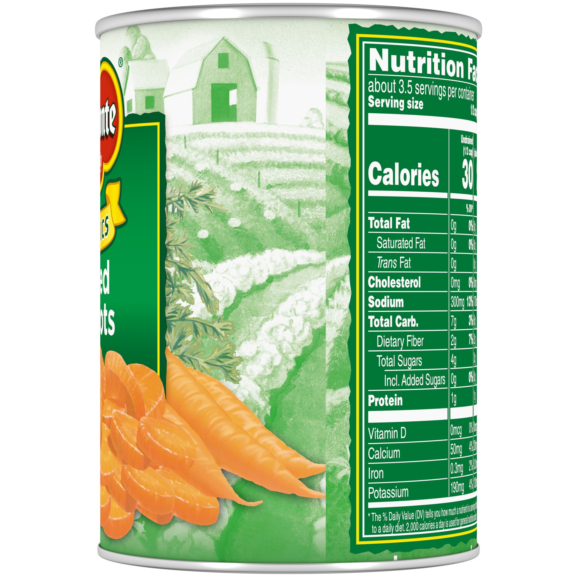 slide 3 of 5, Del Monte Classics Sliced Carrots, 14.5 Oz. Can, 14.5 oz