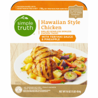 slide 1 of 1, Simple Truth Hawaiian Style Chicken with Teriyaki Sauce & Pineapple, 16 oz