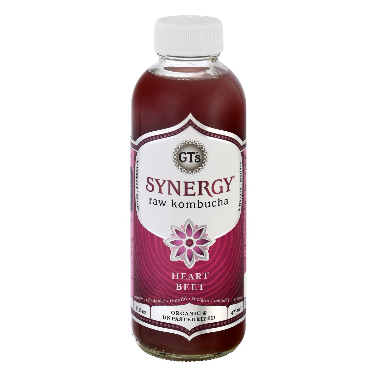 slide 11 of 13, GT's Gt's Organic & Raw Kombucha Heart Beet - 16 fl oz, 16 fl oz