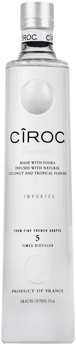 slide 4 of 6, Ciroc Coconut, 375 ml