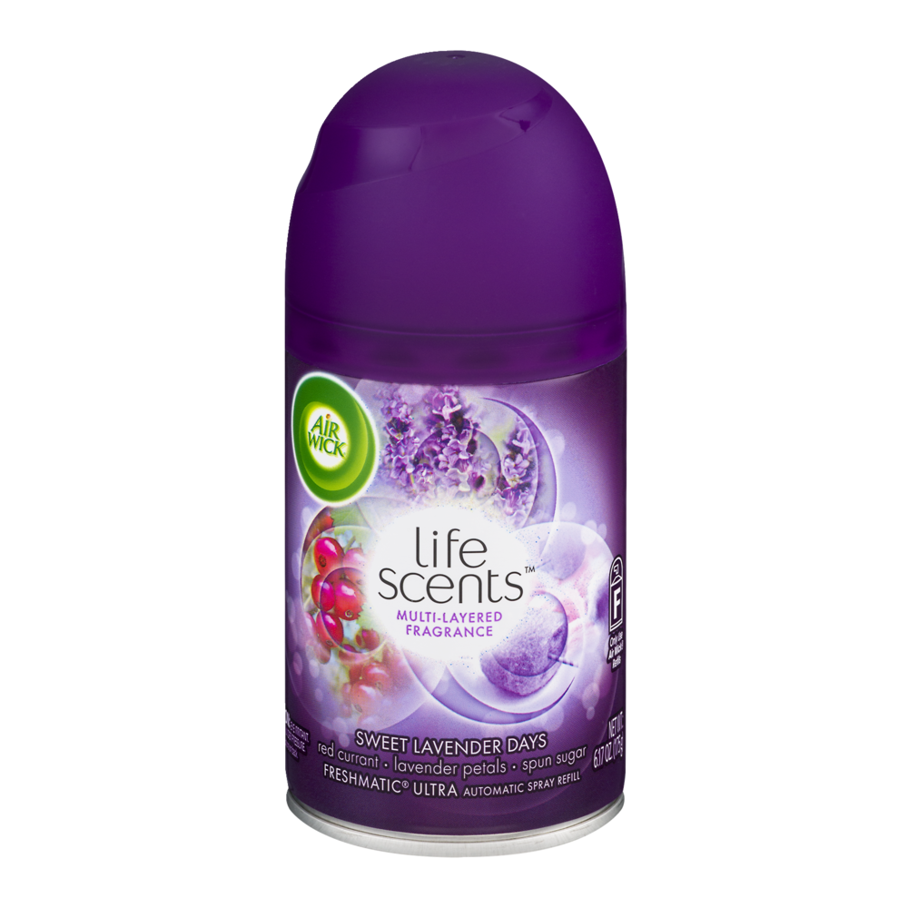 slide 1 of 1, Air Wick Freshmatic Ultra Life Scents Sweet Lavender Days Automatic Spray Refill, 6.17 oz
