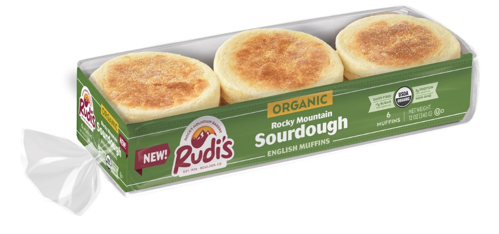 slide 1 of 1, Rudi's Eng Muffin Sourdough, 