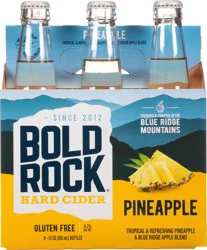 Bold Rock Hard Cider Bold Rock Pineapple Hard Cider 6 - 12 oz Bottles