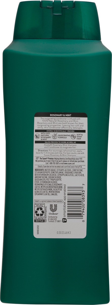 slide 9 of 11, Suave Professionals Invigorating Conditioner Rosemary and Mint for Dry, Damaged Hair Paraben-free and Dye-free Deep Hair Conditioner 28 oz, 28 oz