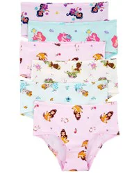 Carter's Kid 6-Pack Disney Princesses Stretch Cotton Undies Multi 14