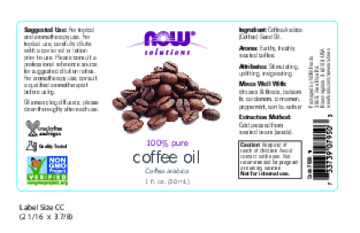 slide 3 of 8, Now Coffee Oil, 1 oz