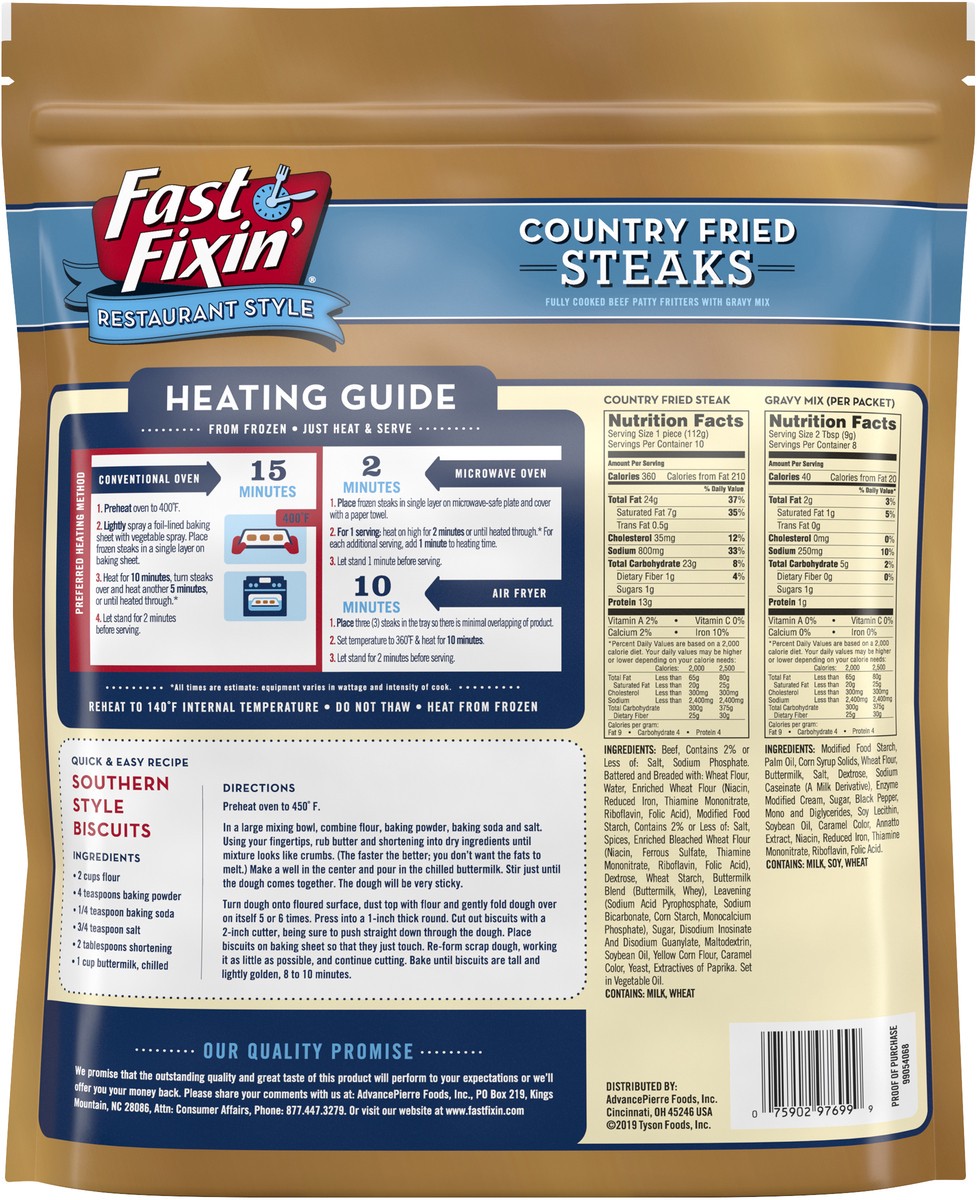 slide 8 of 8, Fast Fixin Restaurant Style Mixed Species Meat/Poultry/Other Animal, 546.08 oz