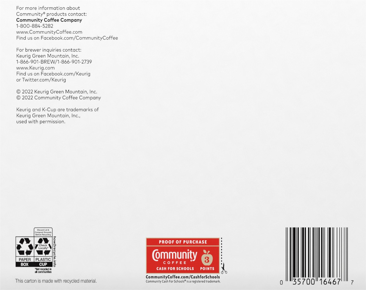 slide 6 of 10, Community Coffee Single Serve Coffee, 48 ct