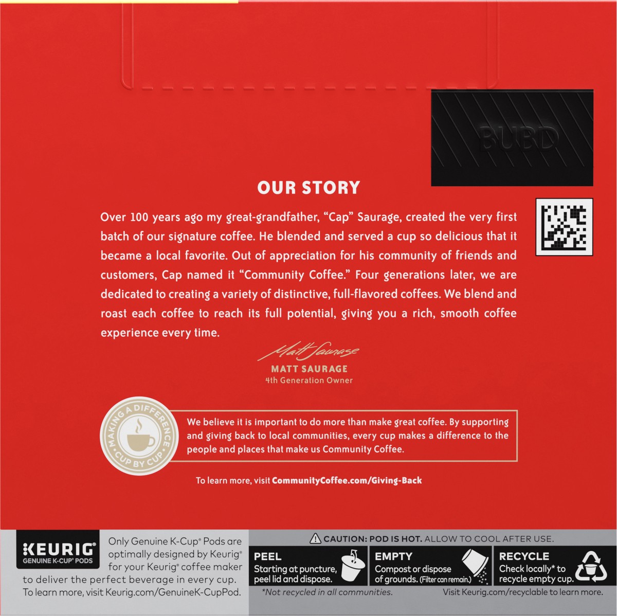 slide 5 of 10, Community Coffee Single Serve Coffee, 48 ct