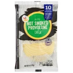Giant Natural Not Smoked Provolone Cheese Slices - 10 ct