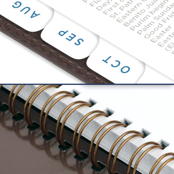 slide 6 of 10, 2024-2025 At-A-Glance Signature Collection Weekly/Monthly Academic Planner, 5"" X 8"", Brown, July 2024 To June 2025, Yp200A09, 1 ct