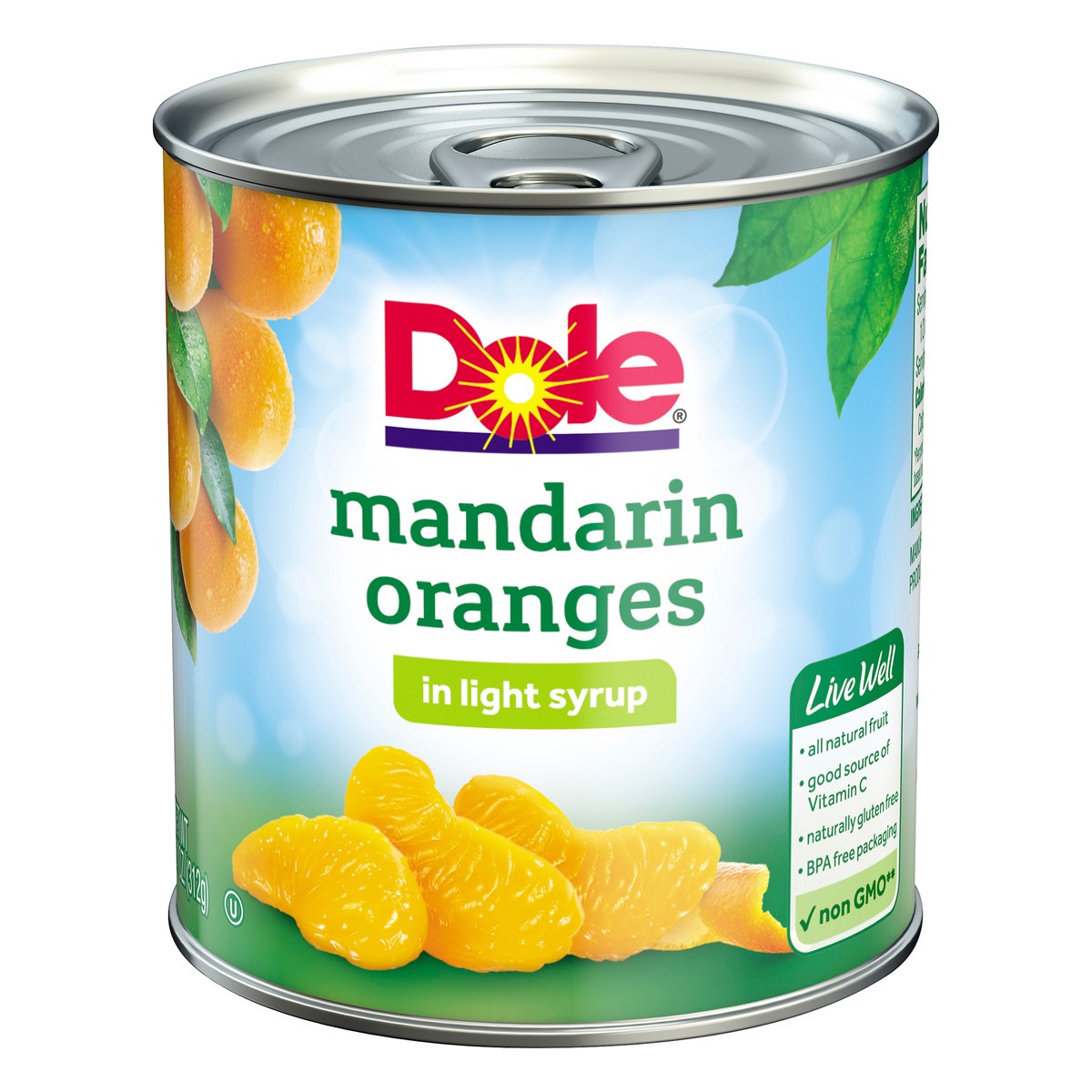 slide 9 of 14, Dole Mandarin Oranges in Light Syrup 11 oz. Can, 11 oz