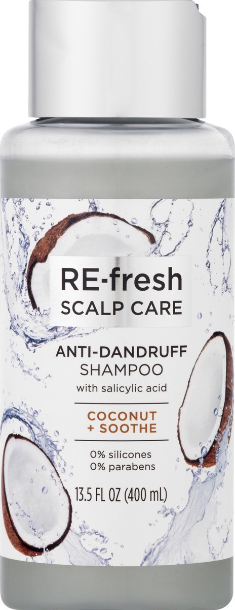 slide 9 of 9, Re-Fresh Anti-Dandruff Shampoo Coconut & Soothe, 13.5 oz, 13.5 oz