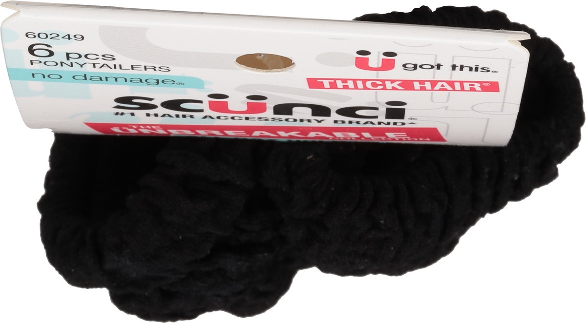 slide 5 of 11, scünci All Day Hold Ponytailers 6 ea, 6 ct