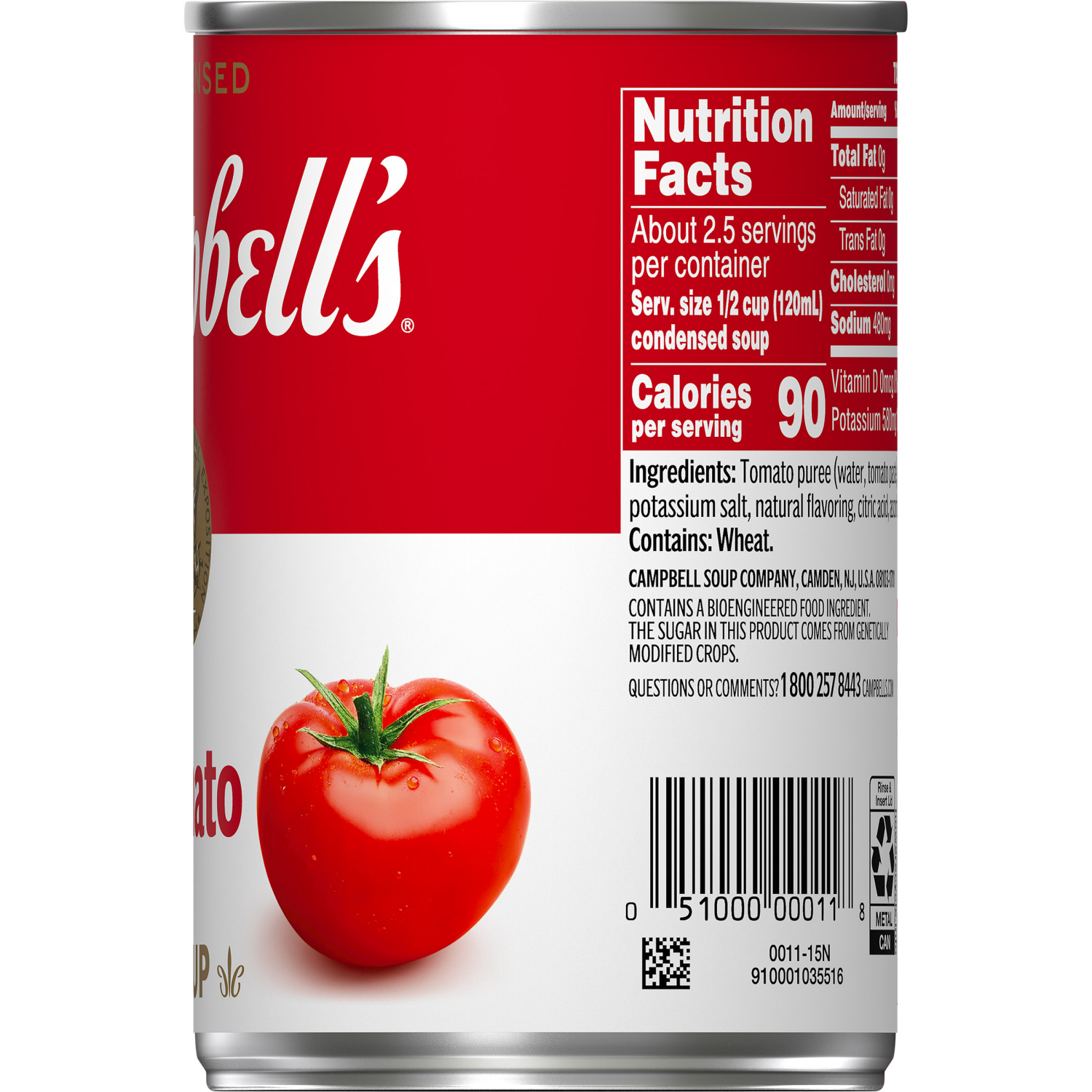 slide 7 of 7, Campbell's Condensed Tomato Soup, 10.75 oz Can, 10.75 oz