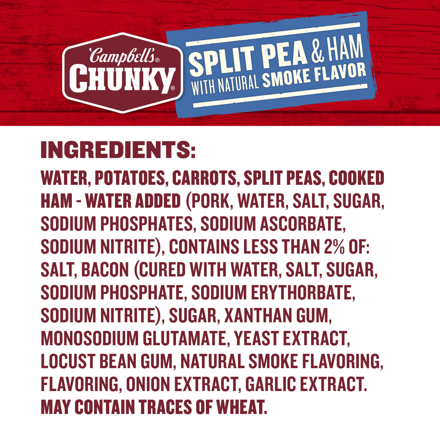 slide 5 of 5, Campbell's Split Pea Soup With Ham, 19 oz