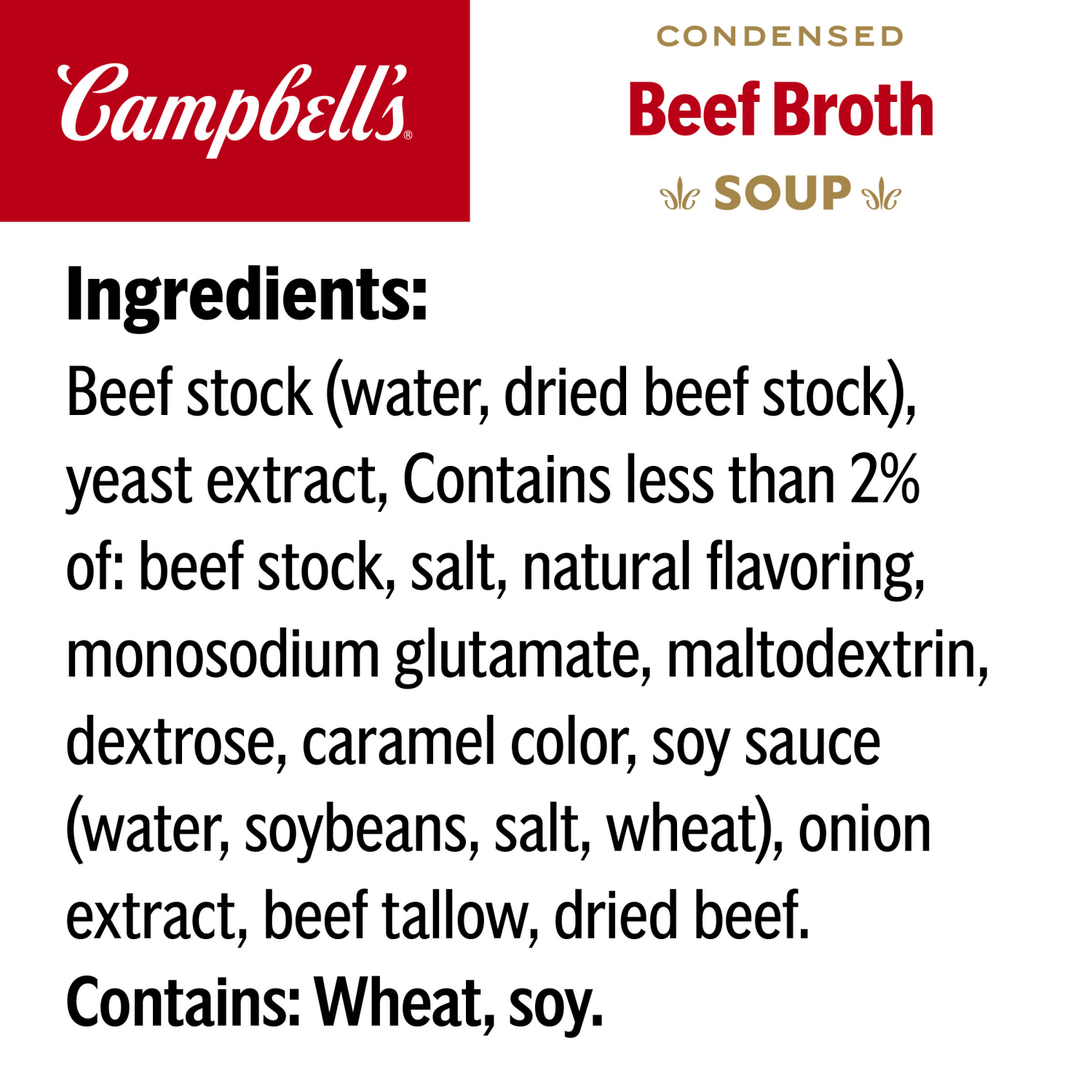 slide 4 of 7, Campbell's Condensed Beef Broth, 10.5 oz Can, 10.5 oz