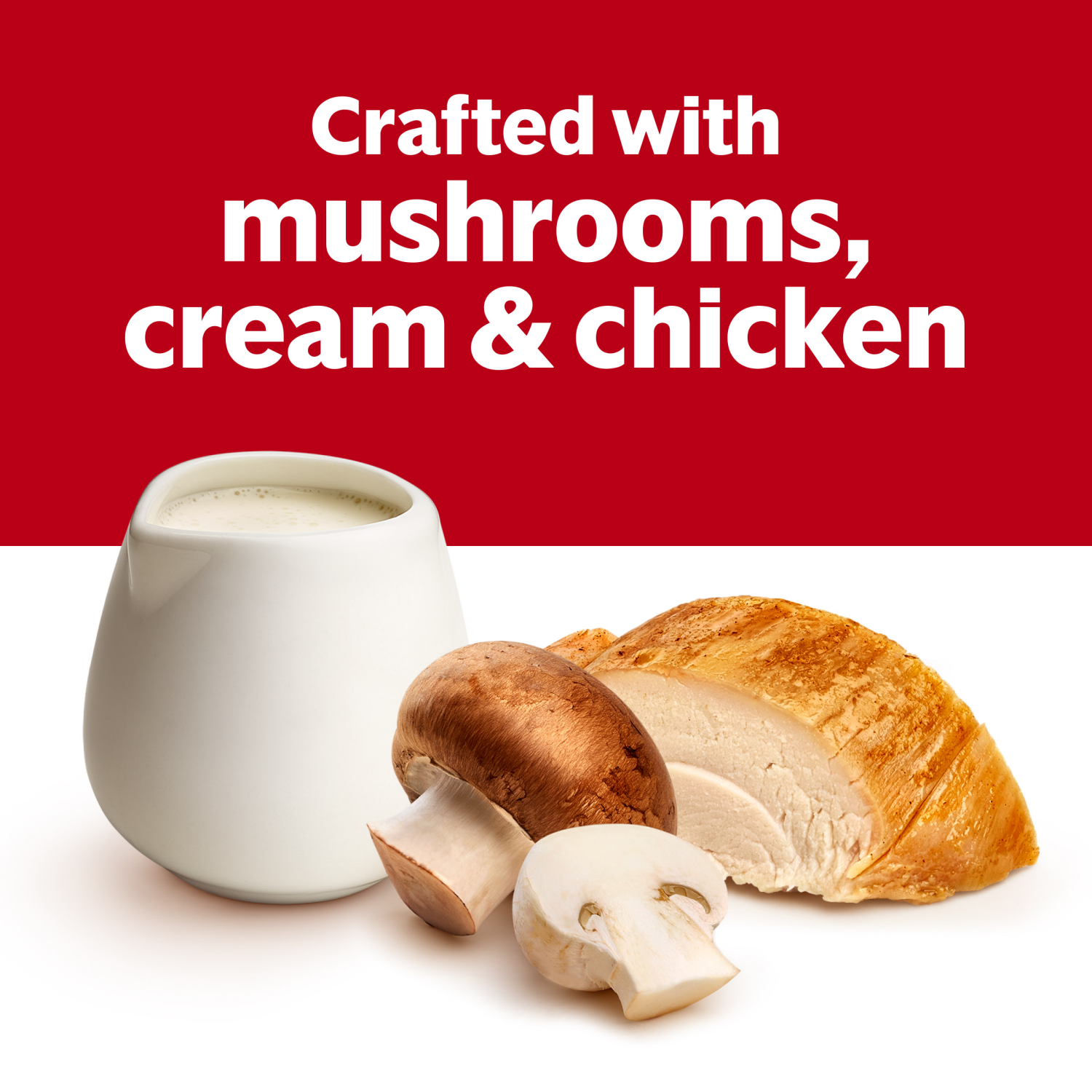 slide 6 of 7, Campbell's Condensed Cream of Chicken and Mushroom Soup, 10.5 oz Can, 10.5 oz