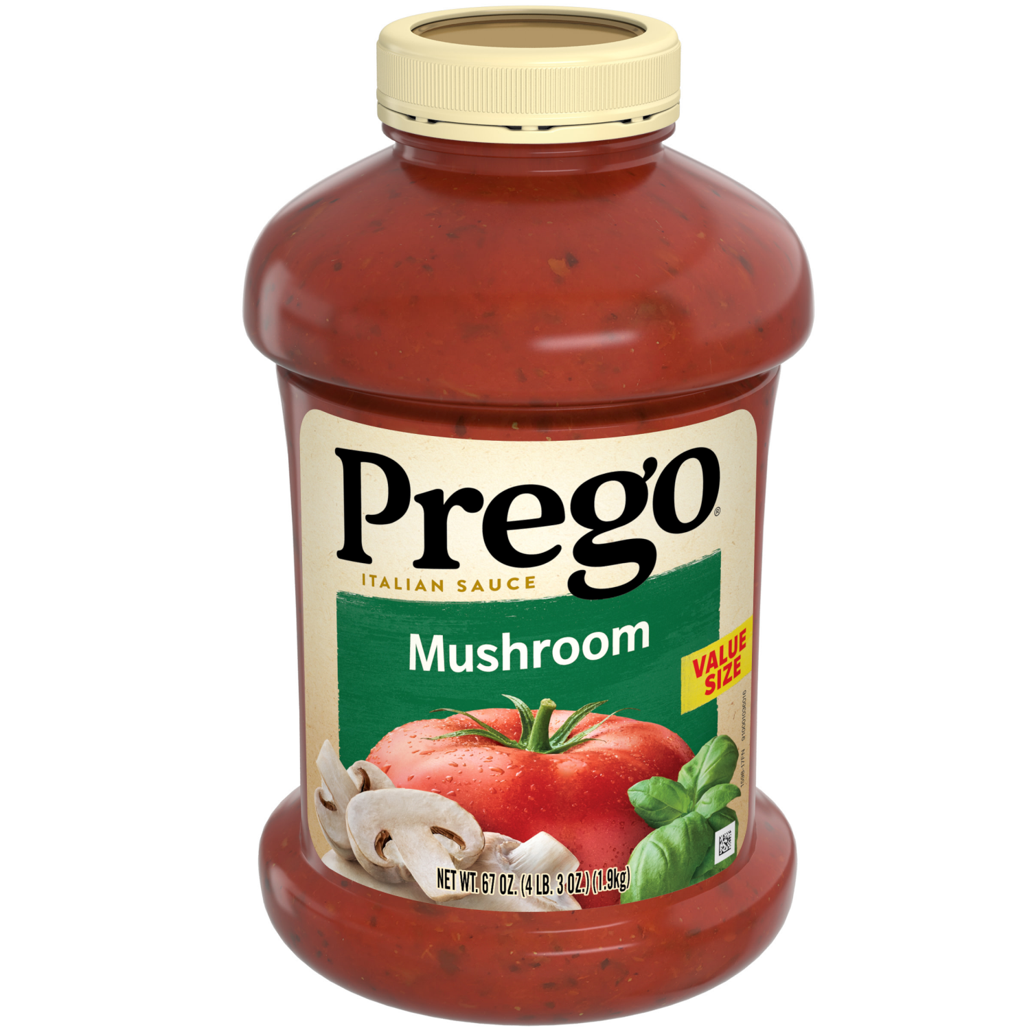 slide 1 of 8, Prego Mushroom Pasta Sauce, 67.000 oz