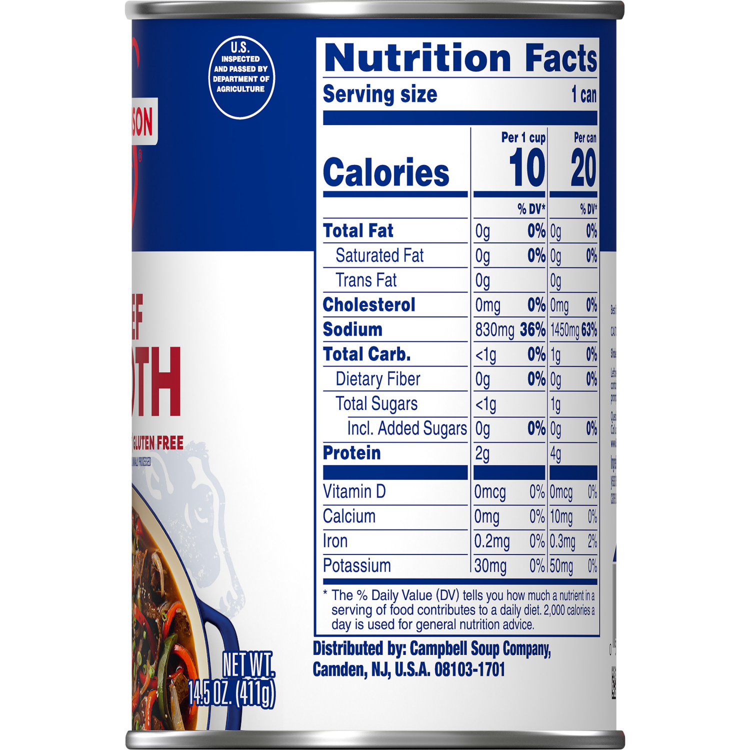 slide 3 of 8, Swanson Beef Broth, 14.5 Oz Can, 14.500 oz