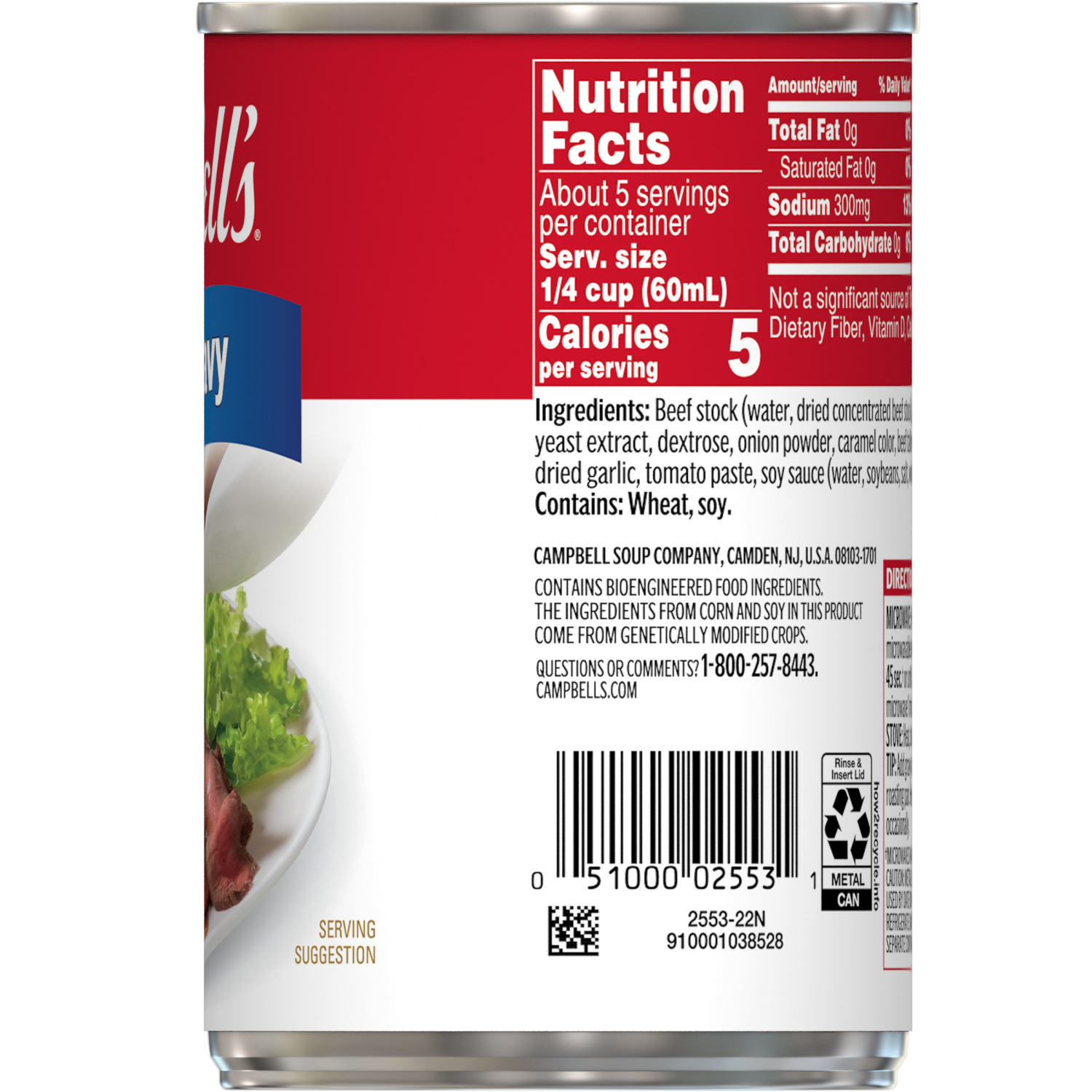 slide 5 of 8, Campbell's Au Jus Gravy, 10.5 oz Can, 10.5 oz