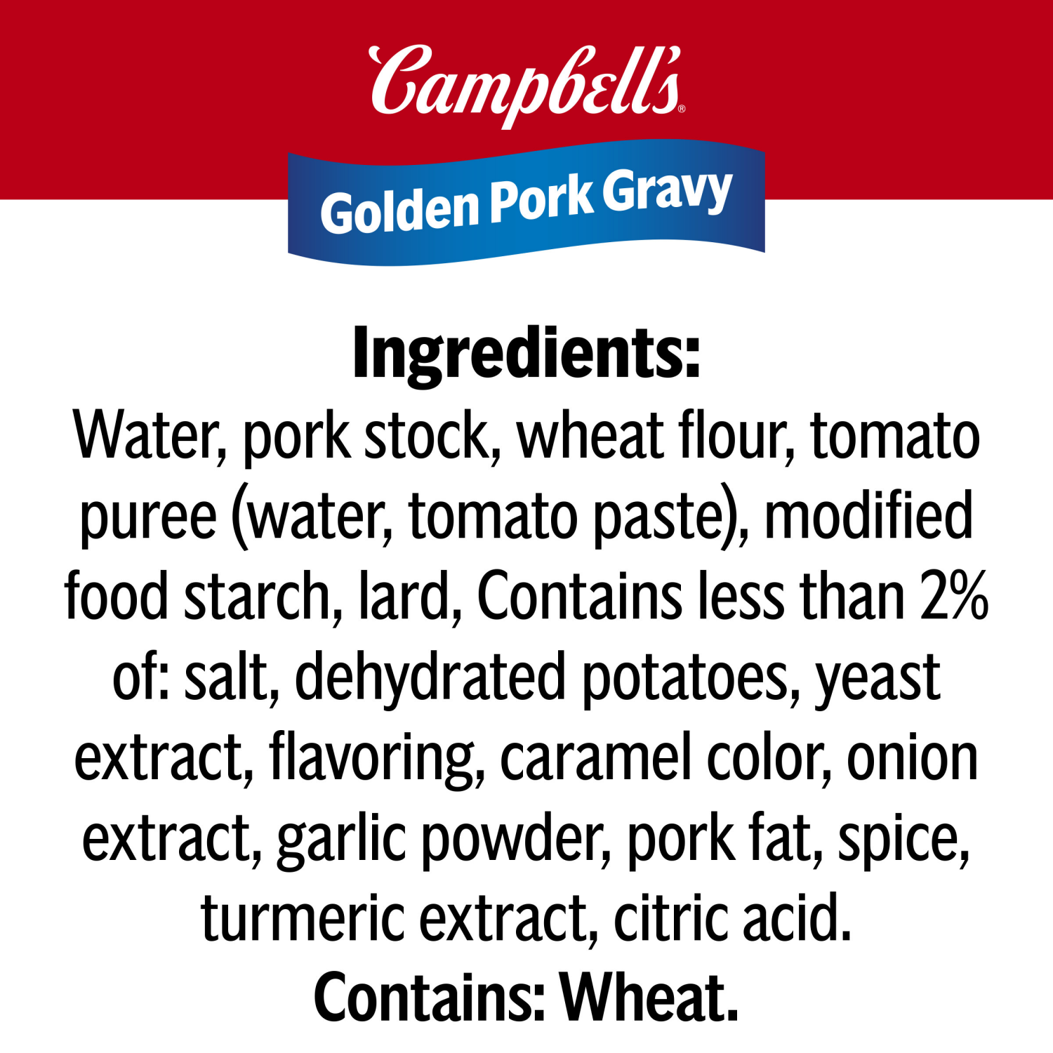 slide 5 of 5, Campbell's Golden Pork Gravy, 10.5 oz
