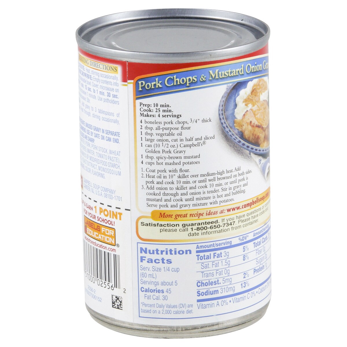 slide 3 of 4, Campbell's Golden Pork Gravy, 10.5 oz