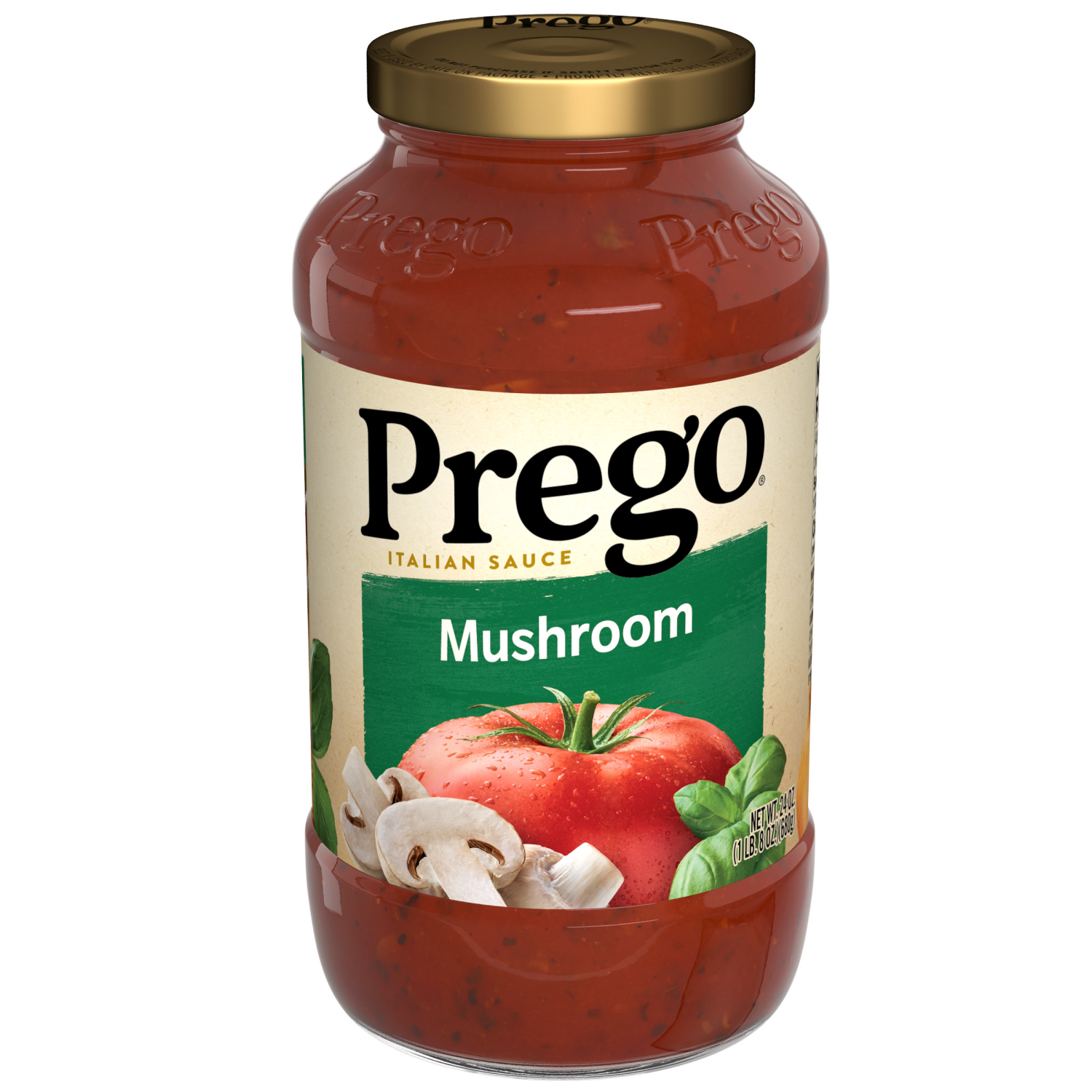 slide 1 of 5, Prego Mushroom Pasta Sauce, 24.000 oz