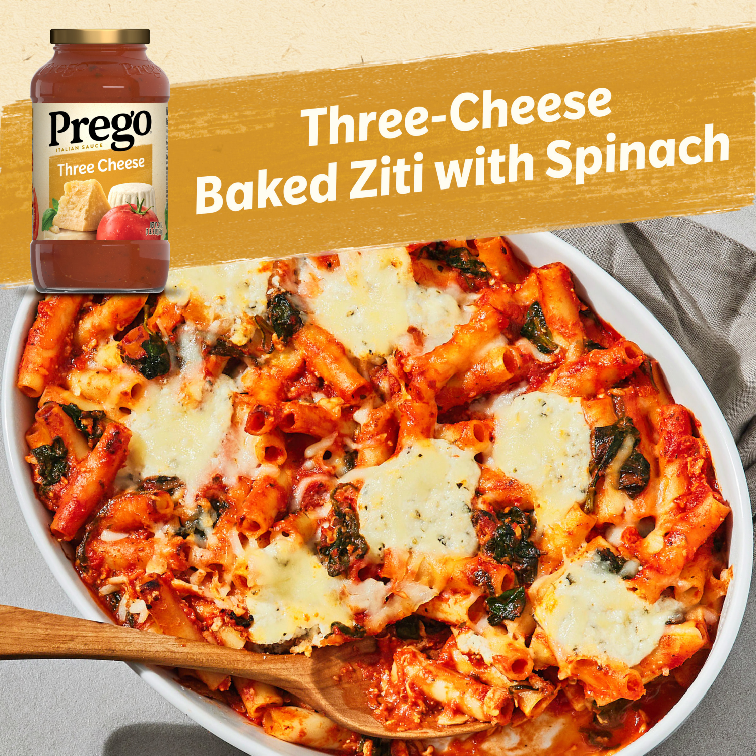 slide 6 of 8, Prego Three Cheese Pasta Sauce, 24.000 oz