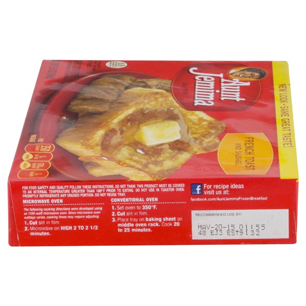 slide 8 of 21, Aunt Jemima French Toast and Sausage, 5.5 oz