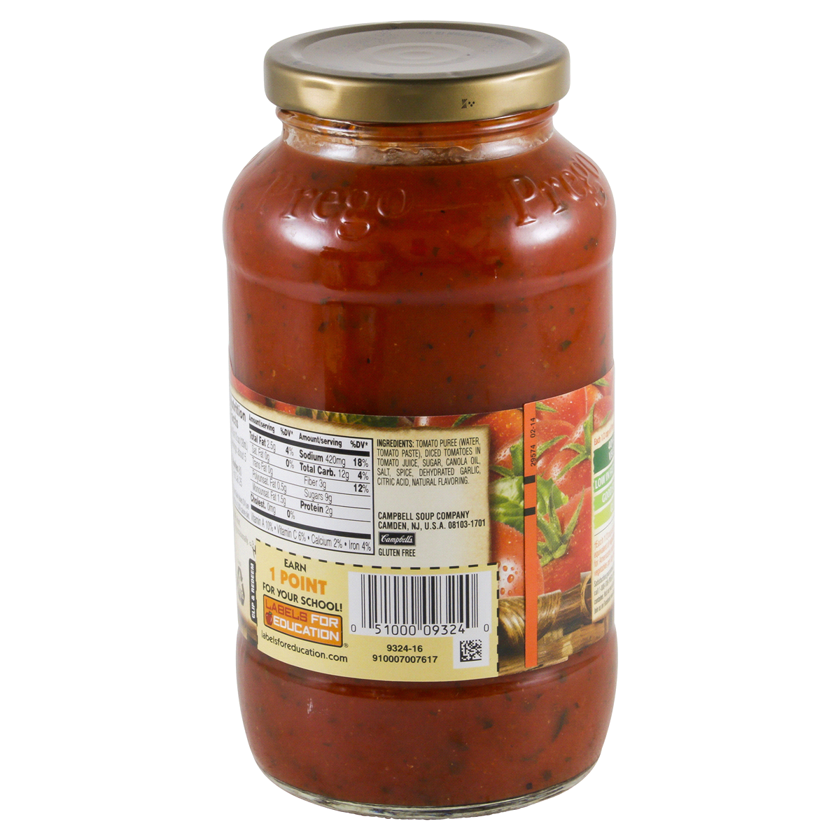 slide 4 of 4, Prego Tomato Basil Garlic Italian Sauce, 24 oz
