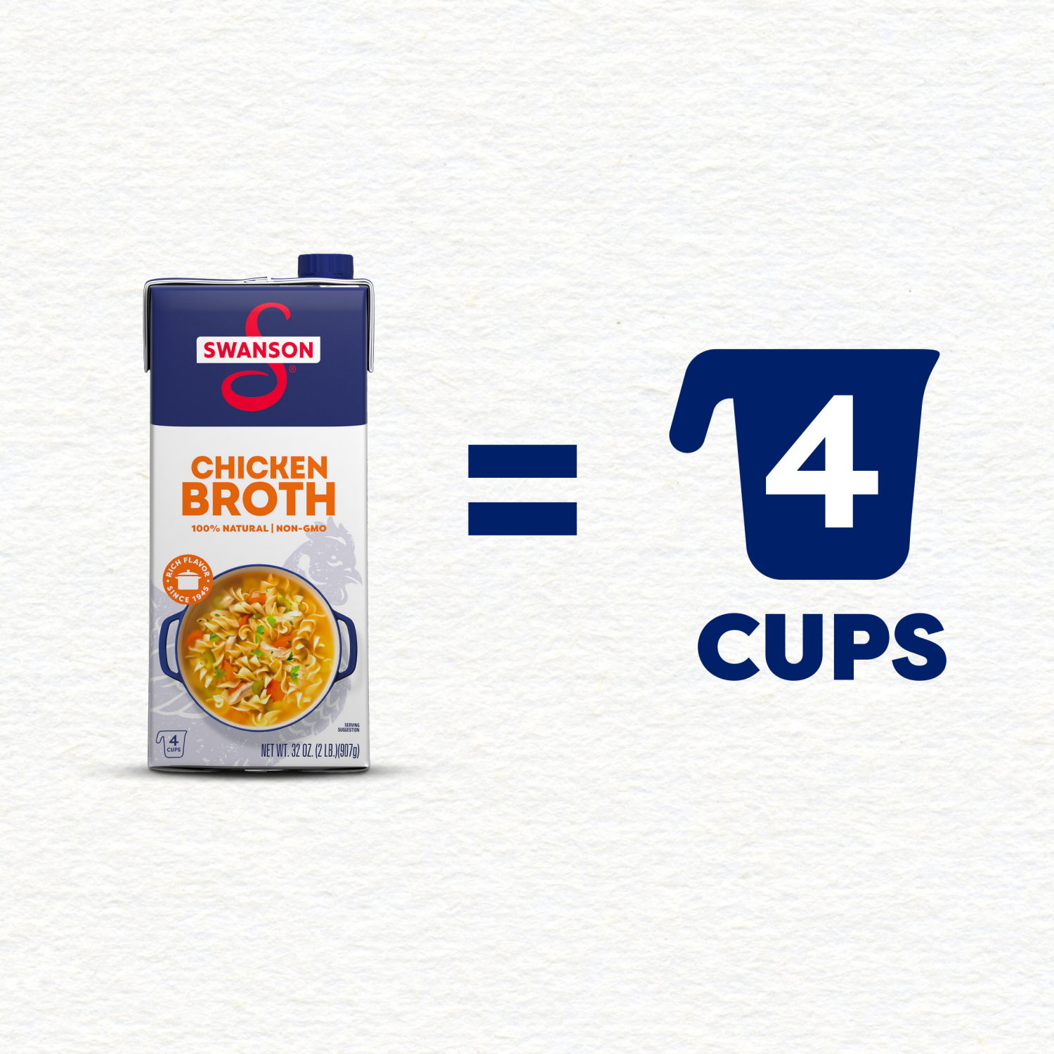 slide 7 of 8, Swanson Chicken Broth, 32 oz Carton, 32.000 oz