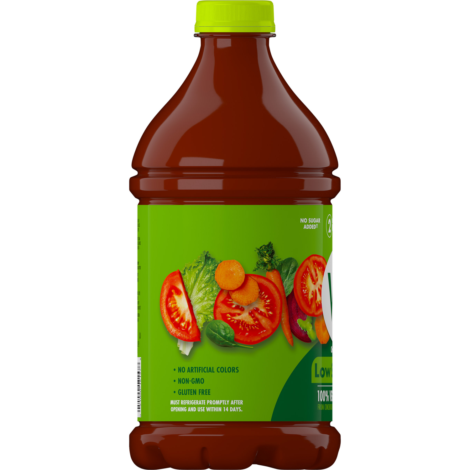 slide 7 of 7, V8 Low Sodium Original 100% Vegetable Juice, 46 fl oz Bottle, 46.000 fl oz