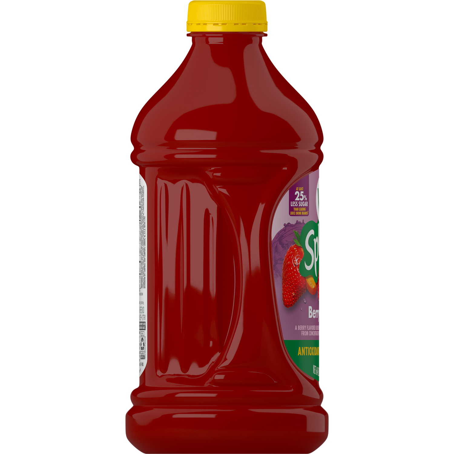 slide 2 of 8, V8 Splash Berry Blend Flavored Beverage, 64 fl oz Bottle, 64.000 fl oz