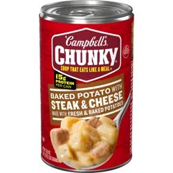 Campbell's Baked Potato with Steak and Cheese Soup