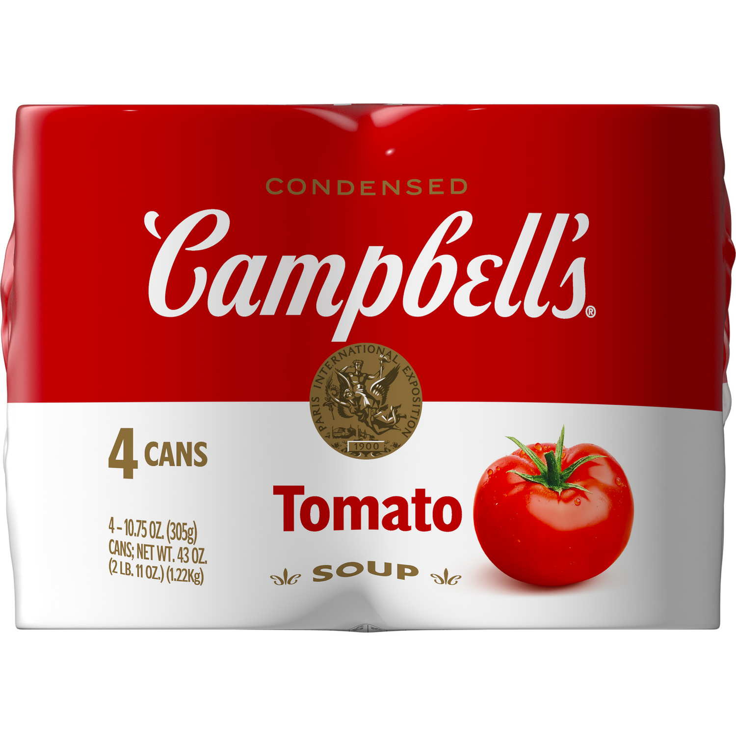 slide 5 of 7, Campbell's Condensed Tomato Soup, 10.75 oz Can (4 Pack), 43.000 oz