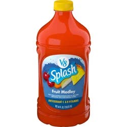 V8 Splash Fruit Medley Flavored Beverage, 64 fl oz Bottle