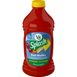 V8 Splash Fruit Medley Flavored Beverage, 64 fl oz Bottle