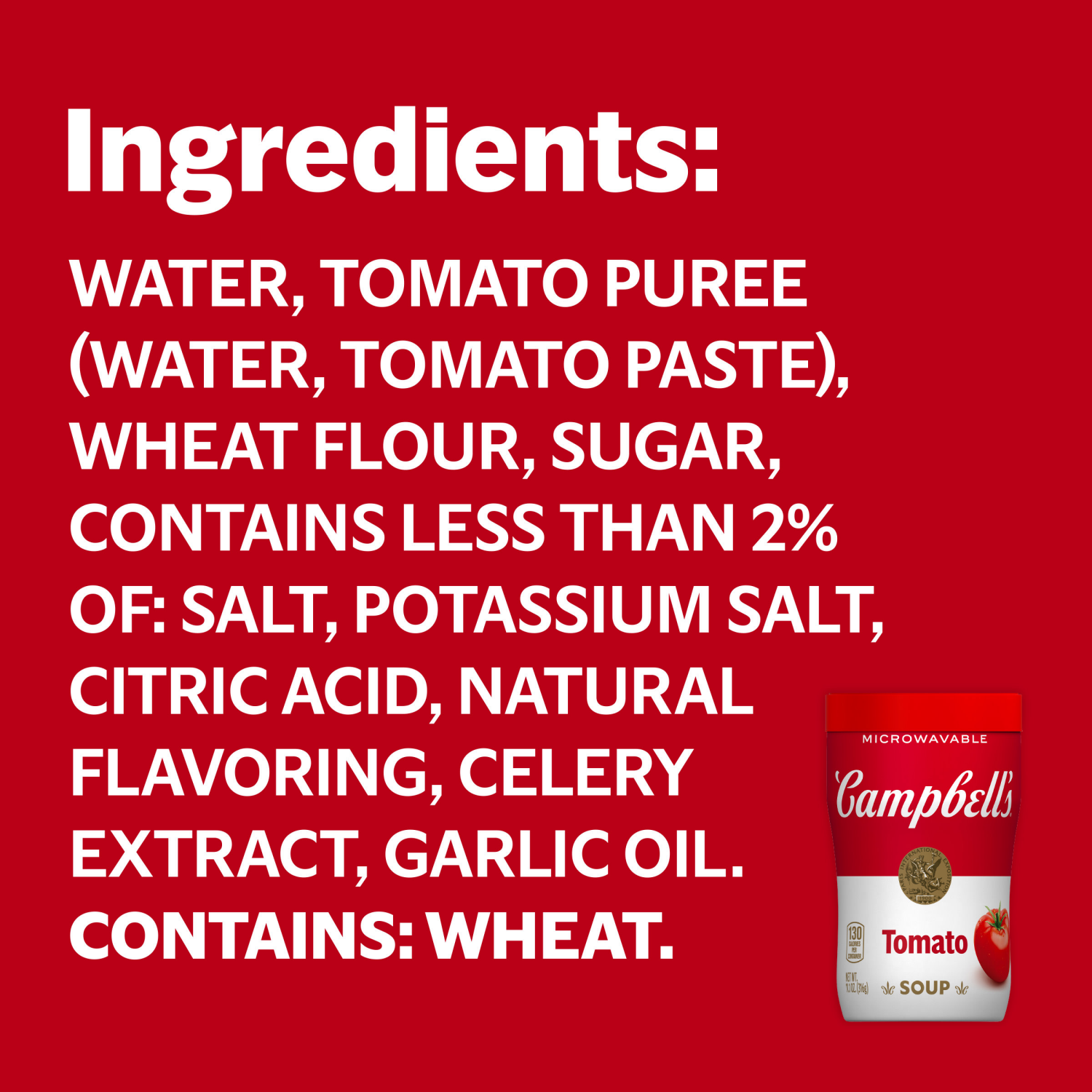 slide 2 of 5, Campbell's Sipping Soup, Classic Tomato Soup, 11.100 oz