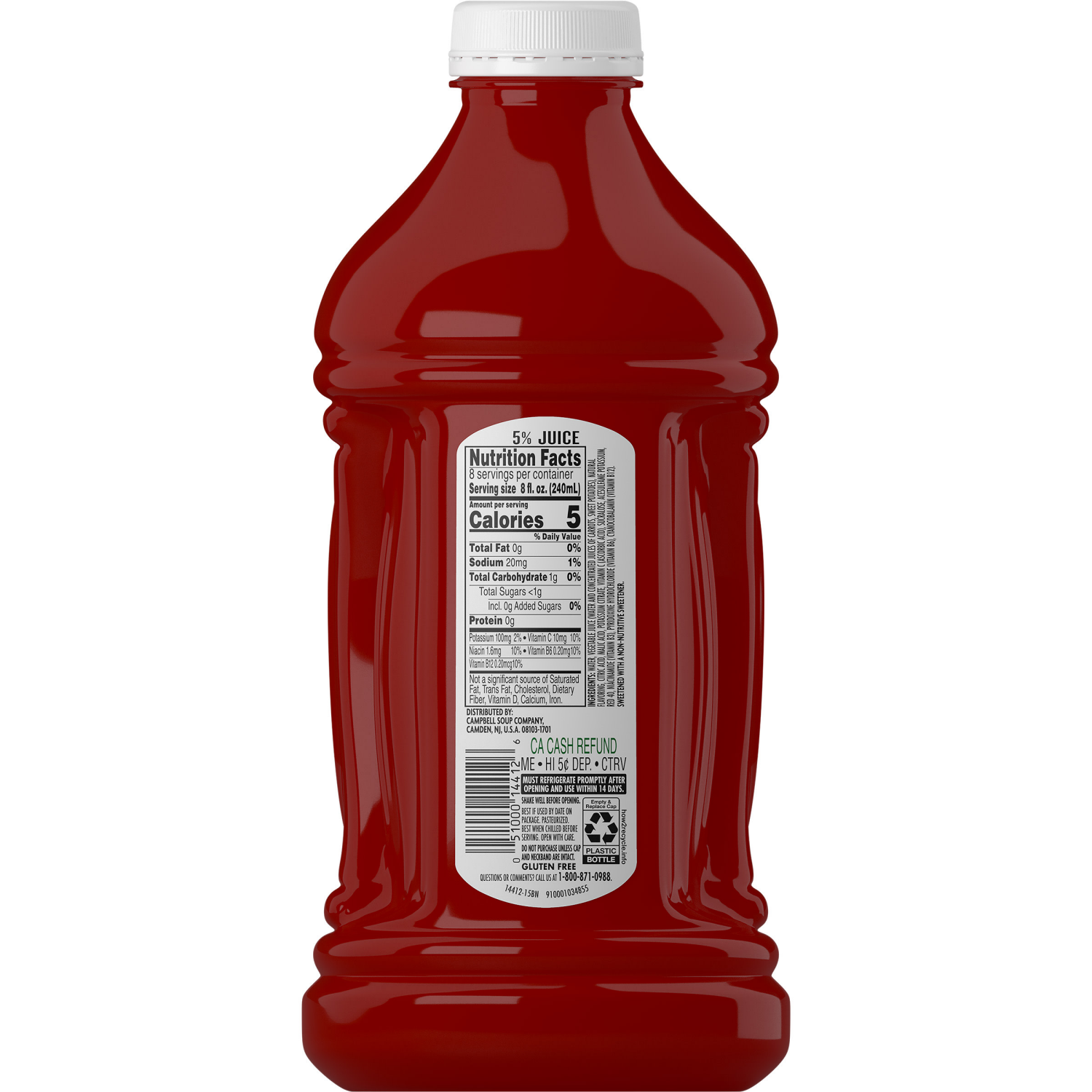 slide 8 of 8, V8 Splash Diet Berry Blend Flavored Beverage, 64 fl oz Bottle, 64.000 fl oz