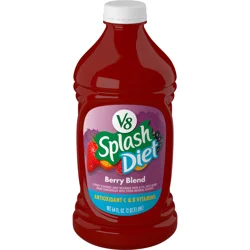 V8 Splash Diet Berry Blend Flavored Beverage, 64 fl oz Bottle