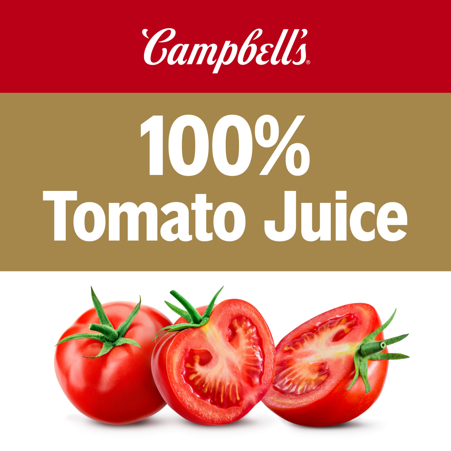 slide 7 of 8, Campbell's Low Sodium 100% Tomato Juice, 64 fl oz Bottle, 64.000 fl oz