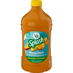 V8 Splash Mango Peach Flavored Beverage, 64 fl oz Bottle