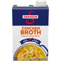 Swanson Chicken Broth, 48 oz Carton