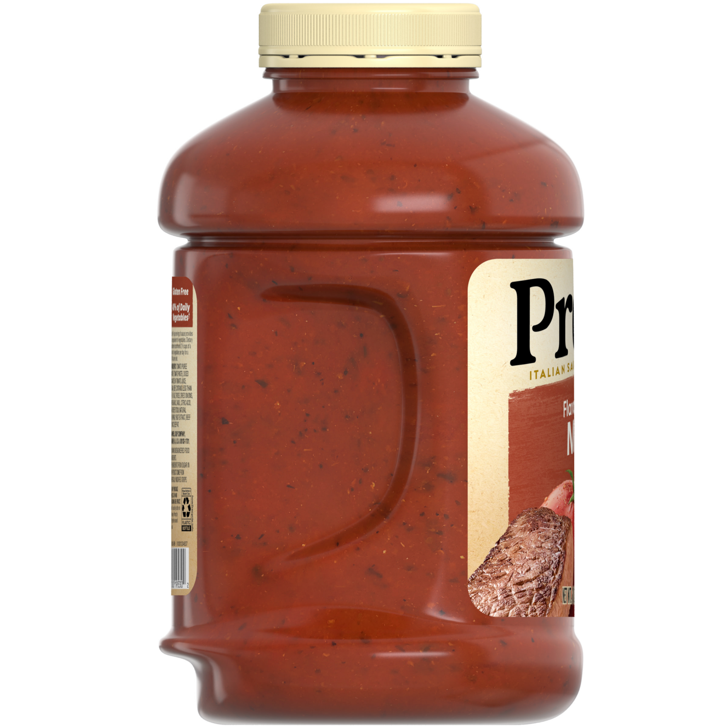 slide 3 of 8, Prego Flavored With Meat Pasta Sauce, 67.000 oz