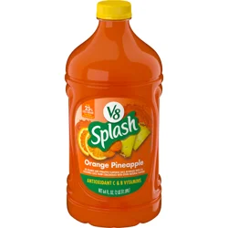 V8 Splash Orange Pineapple Flavored Beverage, 64 fl oz Bottle