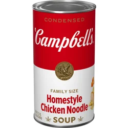 Campbell's Campbell’s Condensed Homestyle Chicken Noodle Soup, 22.2 oz Family Size Can