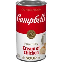 Campbell's Condensed Cream of Chicken Soup, 22.6 oz Family Size Can