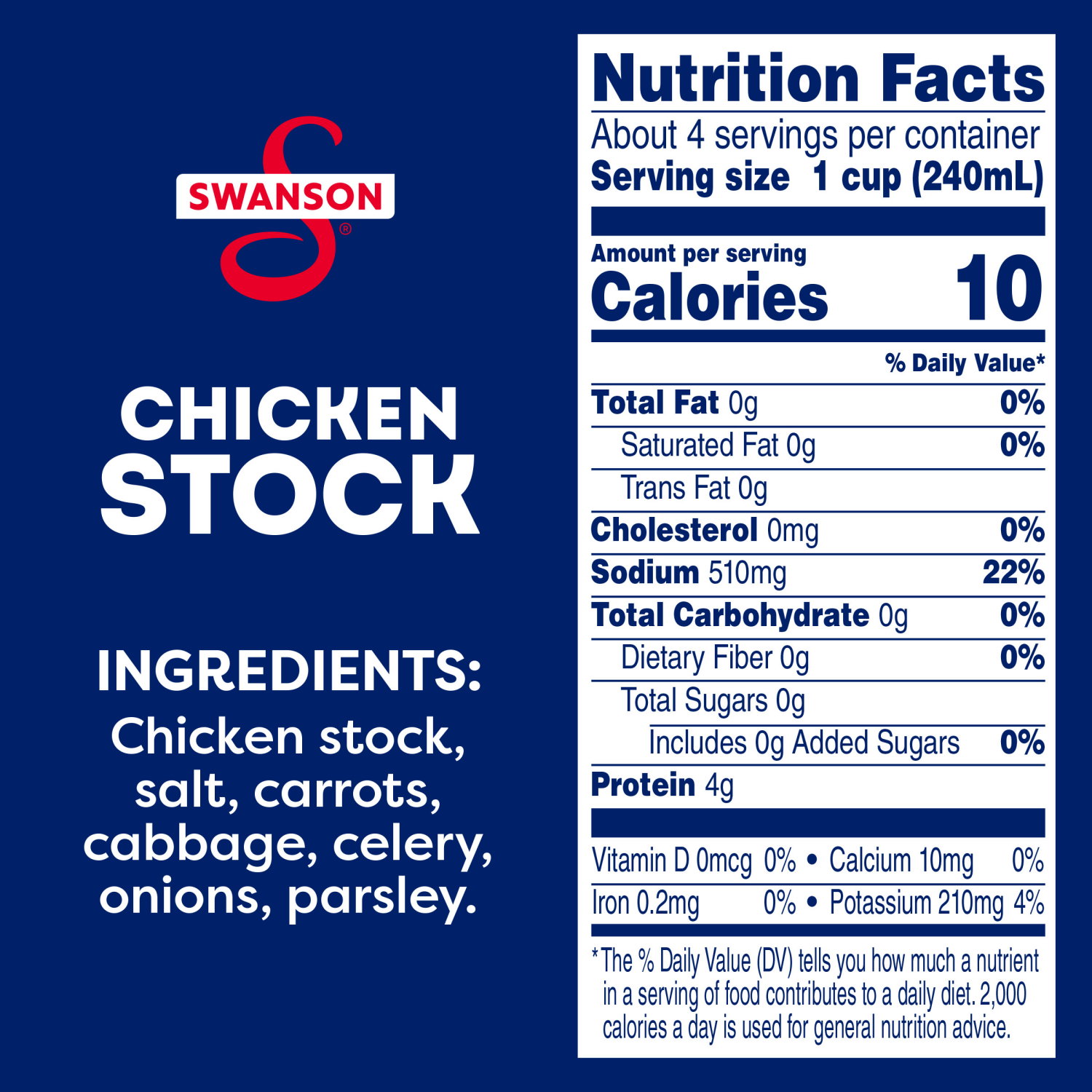 slide 2 of 5, Swanson 100% Natural Chicken Stock, 32 oz Carton, 32.000 oz
