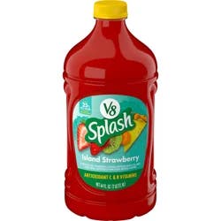 V8 Splash Island Strawberry Flavored Beverage, 64 fl oz Bottle